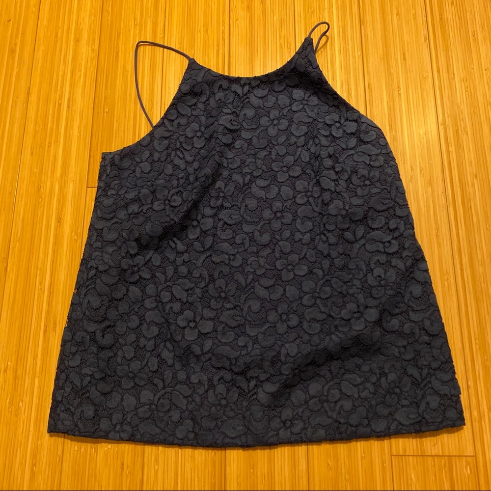 J.Crew Collection high neck lace top